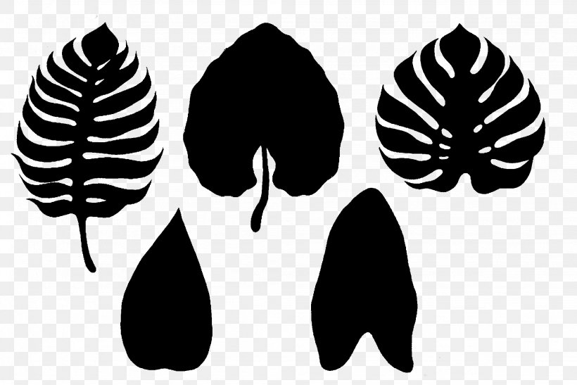 Leaf Clip Art Silhouette Tree Pattern, PNG, 2048x1367px, Leaf, Black M, Blackandwhite, Logo, Plant Download Free