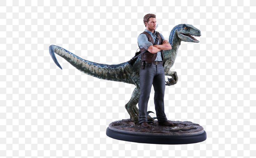 Owen Universal Pictures Velociraptor Jurassic Park Figurine, PNG, 505x505px, Owen, Blue, Dinosaur, Figurine, Jurassic Park Download Free