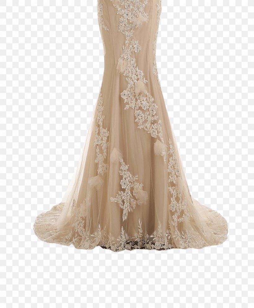 Wedding Dress Evening Gown Bride, PNG, 1000x1215px, Wedding Dress, Bead, Beige, Bridal Accessory, Bridal Clothing Download Free