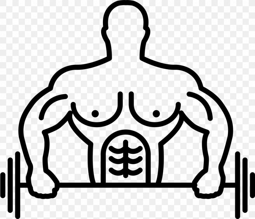 Clip Art Human Body Muscle, PNG, 981x844px, Human Body, Area, Artwork, Black, Black And White Download Free