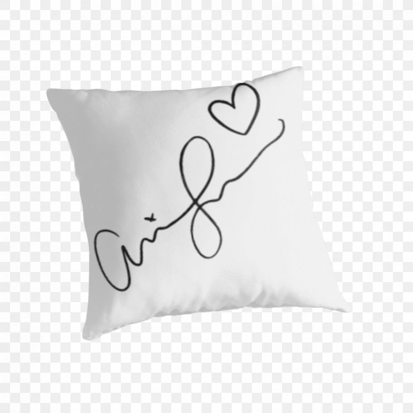 Throw Pillows Cushion White Textile, PNG, 875x875px, Throw Pillows, Black And White, Cushion, Material, Monochrome Photography Download Free