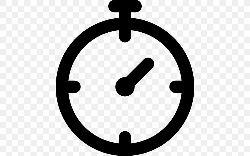 Alarm Clocks Timer Download, PNG, 512x512px, Clock, Alarm Clocks, Area, Black And White, Symbol Download Free
