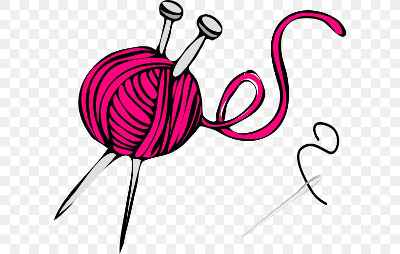 Crochet Hook Knitting Yarn Clip Art, PNG, 600x520px, Watercolor, Cartoon, Flower, Frame, Heart Download Free
