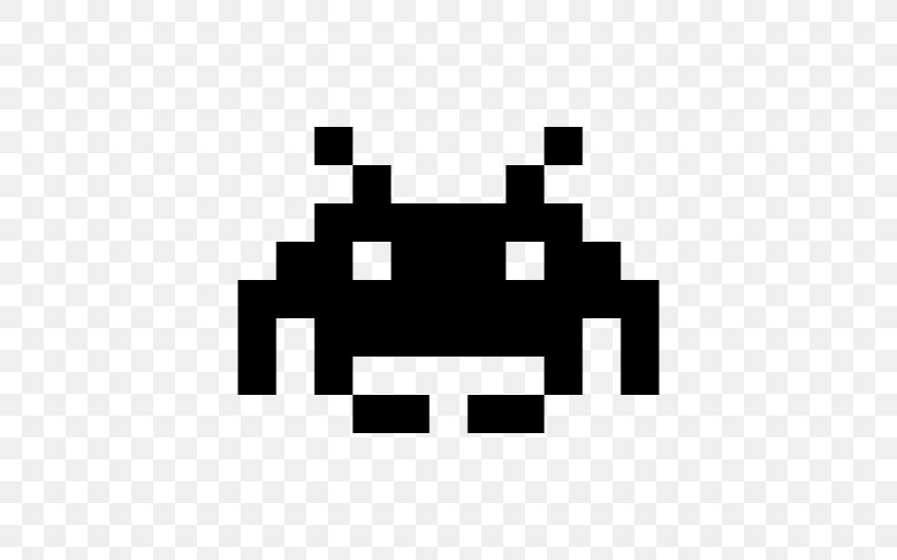 Space Invaders Video Game Arcade Game, PNG, 512x512px, Space Invaders, Arcade Game, Black, Black And White, Brand Download Free