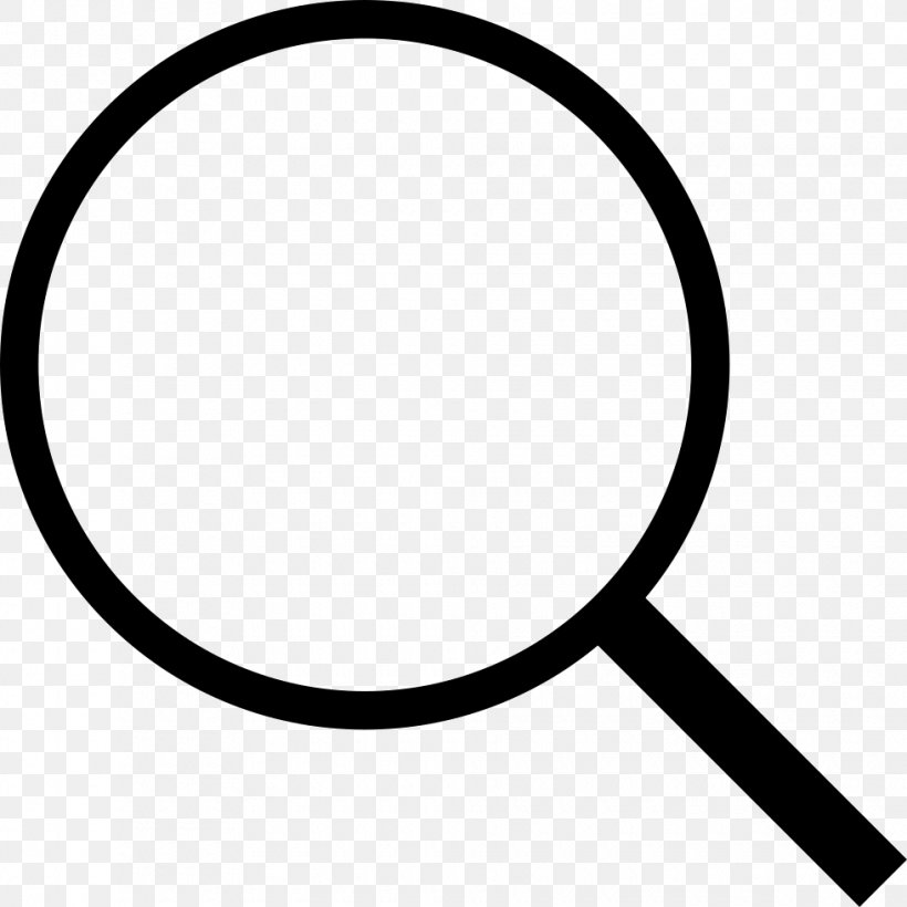 Magnifying Glass Magnifier, PNG, 980x980px, Magnifying Glass, Area, Black, Black And White, Magnification Download Free