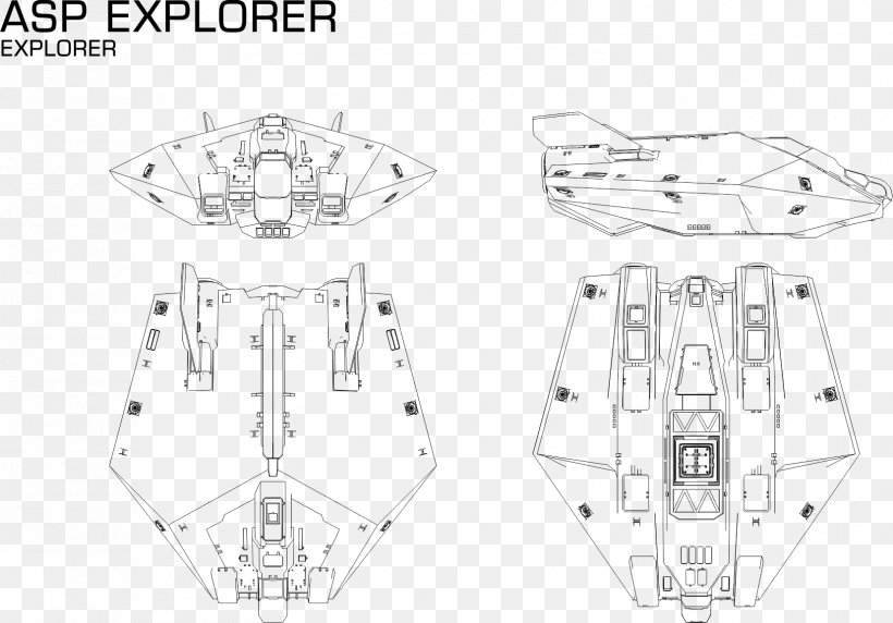 Elite Dangerous Drawing Blueprint, PNG, 1655x1155px, 2017, Elite Dangerous, Artwork, Auto Part, Black And White Download Free