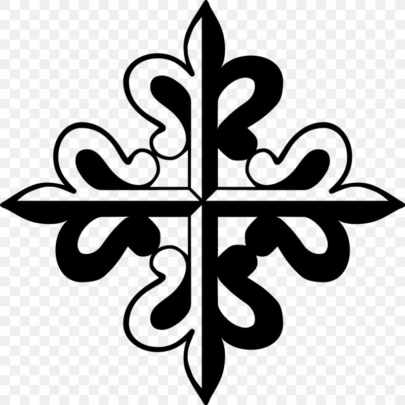 Militia Of The Faith Of Jesus Christ Military Order Religious Order Militia Of Jesus Christ Clip Art, PNG, 1024x1024px, Military Order, Artwork, Black And White, Christian Cross, Cross Download Free