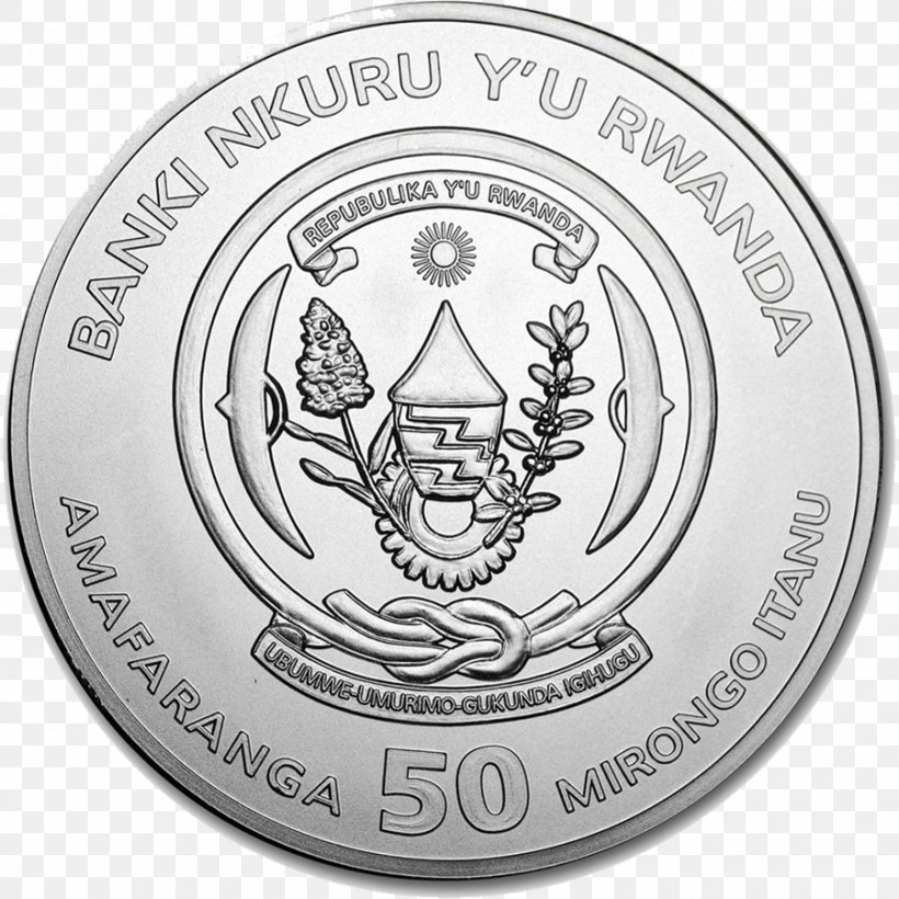 Rwanda Silver Coin Ounce Silver Coin, PNG, 900x900px, Rwanda, Alloy, Badge, Bullion Coin, Coin Download Free