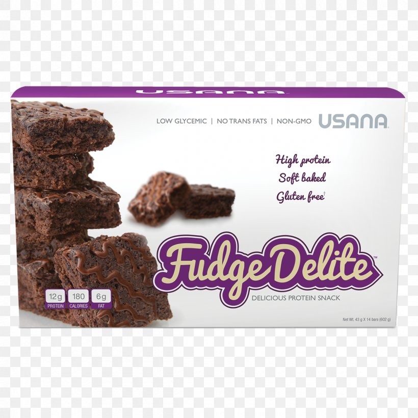 USANA Health Sciences Fudge Chocolate Brownie Dietary Supplement Snack, PNG, 1200x1200px, Usana Health Sciences, Chocolate, Chocolate Brownie, Diet, Dietary Supplement Download Free