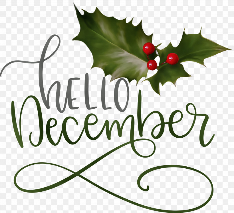 Christmas Day, PNG, 3000x2743px, Hello December, Christmas Day, Christmas Decoration, Christmas Ornament, Christmas Tree Download Free
