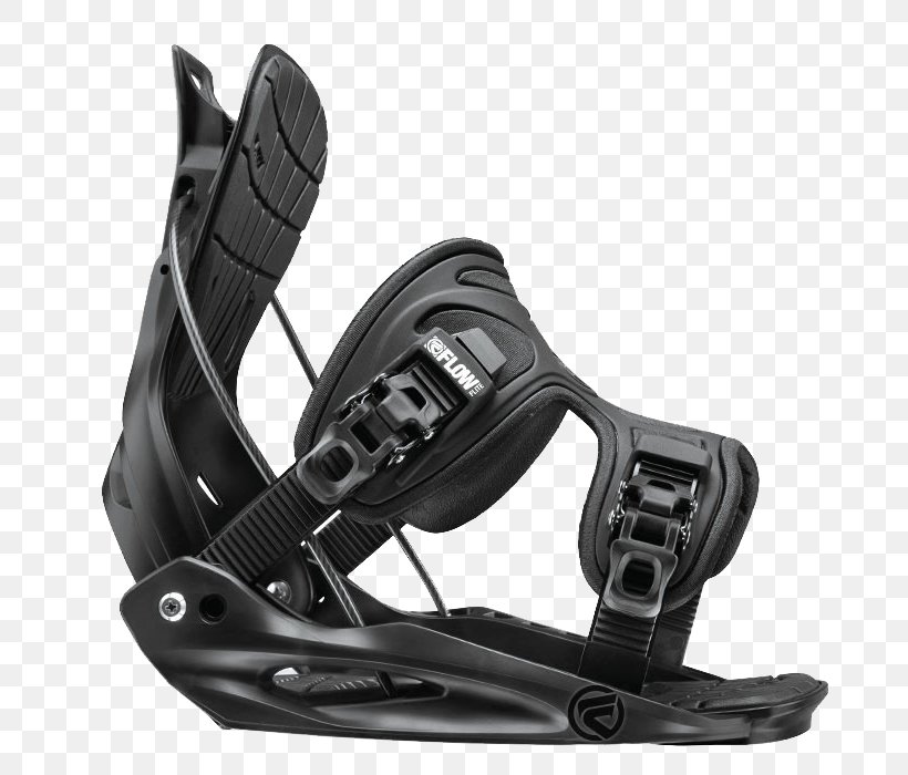 Flow Juno Black LG Snowboard-Bindung Ski Bindings, PNG, 700x700px, Flow, Black, Boot, Burton Snowboards, Hardware Download Free