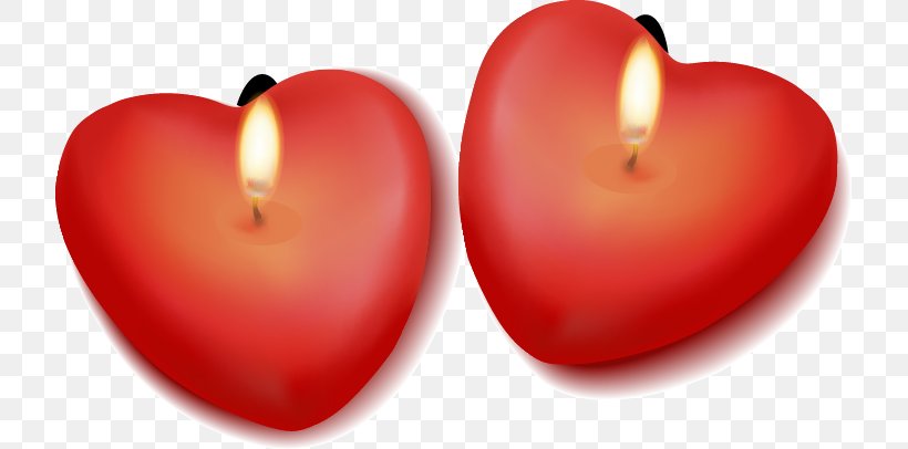 Heart Candle Clip Art, PNG, 719x406px, Heart, Apple, Candle, Fruit, Love Download Free