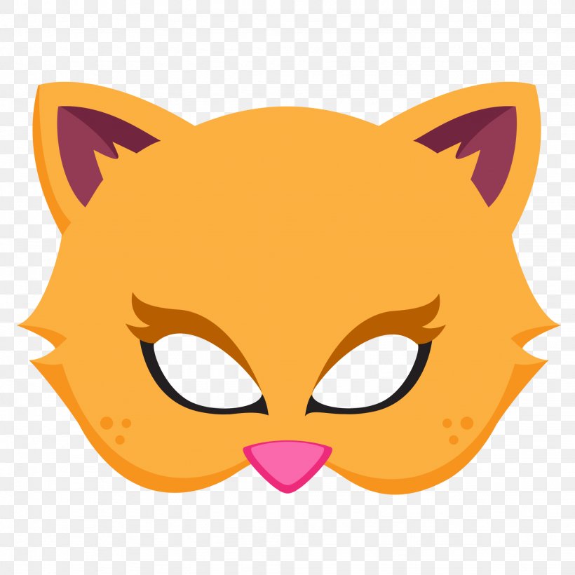 Whiskers Mask Clothing Accessories Sticker Telegram, PNG, 2048x2048px, Whiskers, Carnivoran, Cartoon, Cat, Cat Like Mammal Download Free