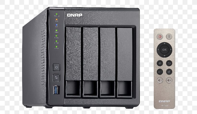 QNAP TS-451+ Network Storage Systems QNAP Systems, Inc. QNAP TS-431X-2G Multi-core Processor, PNG, 760x475px, Qnap Ts451, Audio, Audio Equipment, Audio Receiver, Celeron Download Free