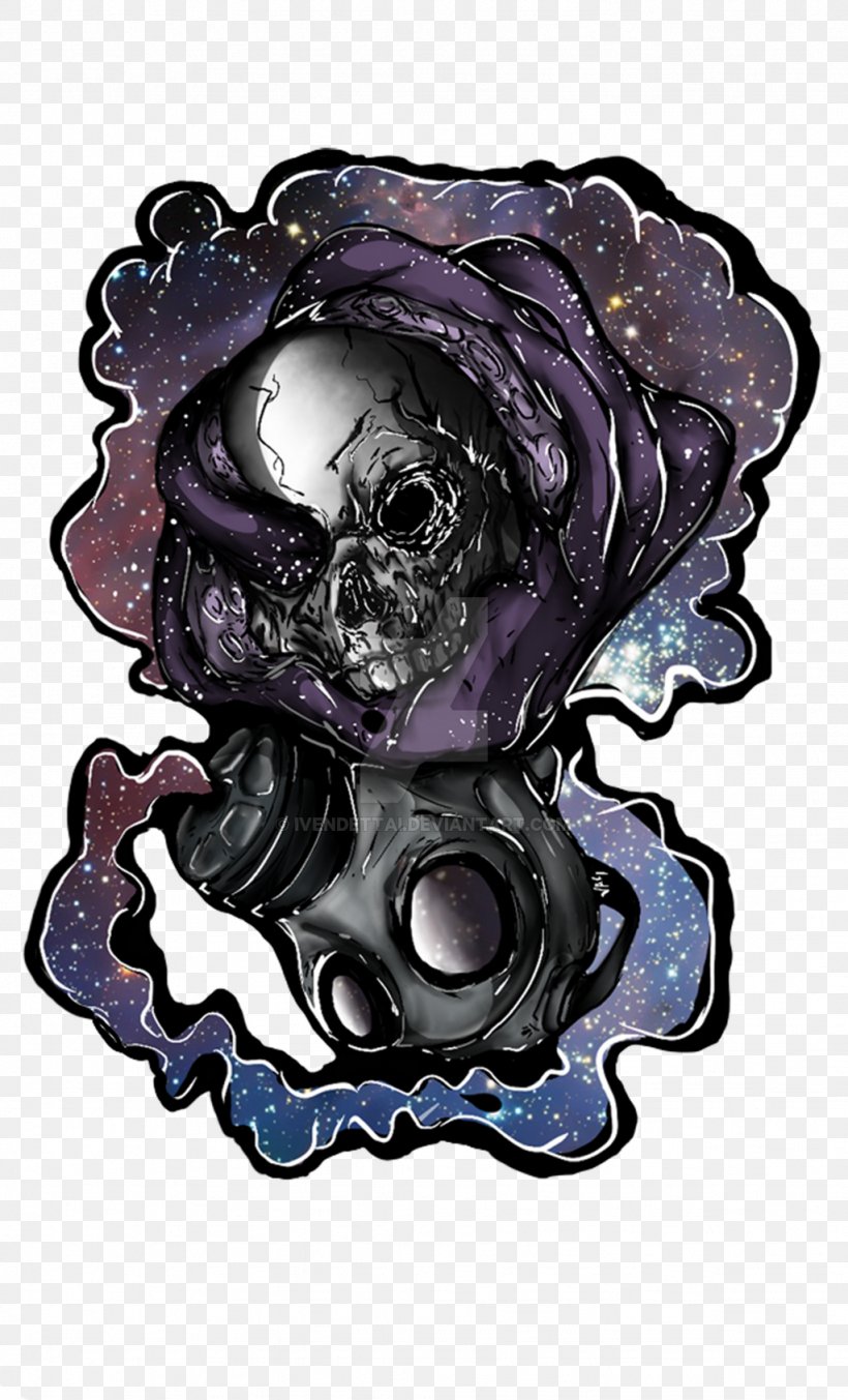 Skull, PNG, 1024x1690px, Skull, Bone, Purple Download Free