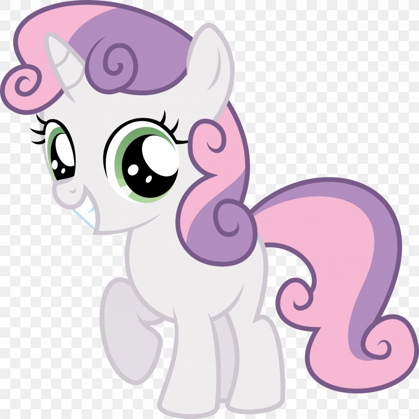 Sweetie Belle Pony Rarity Pinkie Pie Rainbow Dash, PNG, 3824x3821px, Watercolor, Cartoon, Flower, Frame, Heart Download Free
