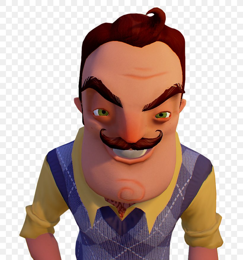 Hello Neighbor Minecraft YouTube Bendy And The Ink Machine Hello Scary Neighbor 3D, PNG, 695x878px, Hello Neighbor, Android, Bendy And The Ink Machine, Cheek, Clown Download Free