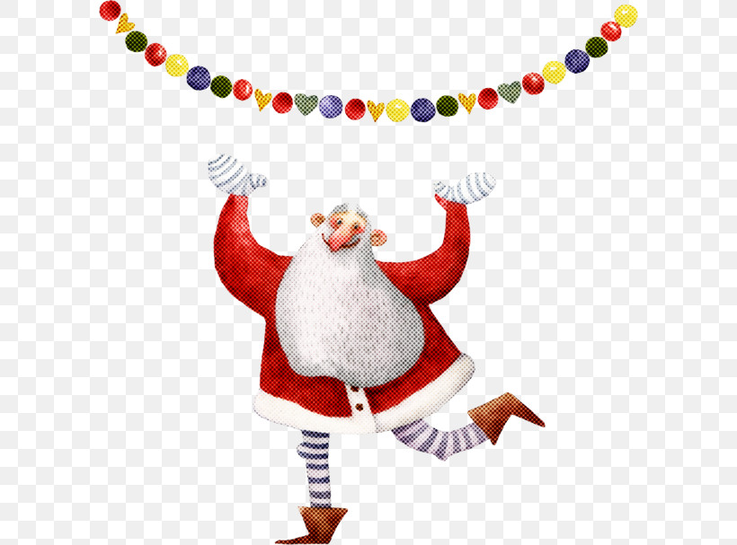 Santa Claus, PNG, 600x607px, Santa Claus, Christmas, Christmas Decoration, Necklace Download Free