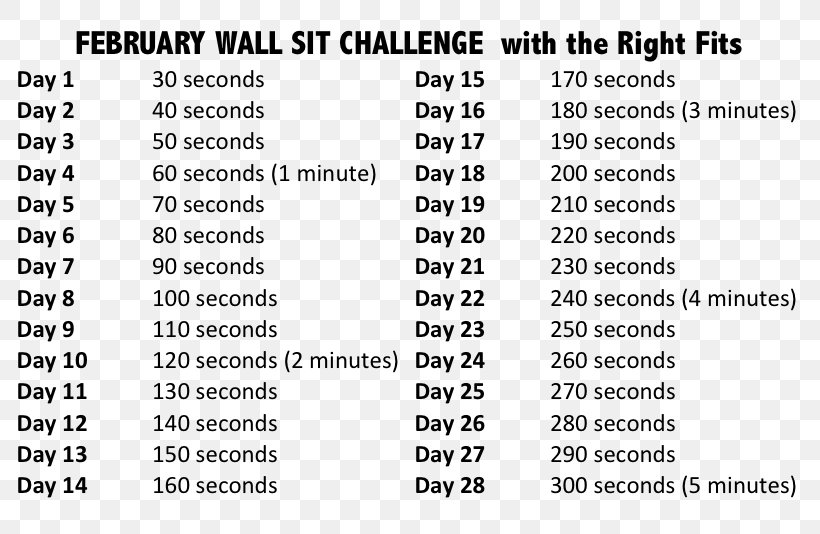 Wall Sit Exercise Sit-up Physical Fitness Core, PNG, 799x534px, Wall Sit, Area, Black And White, Brand, Com Download Free
