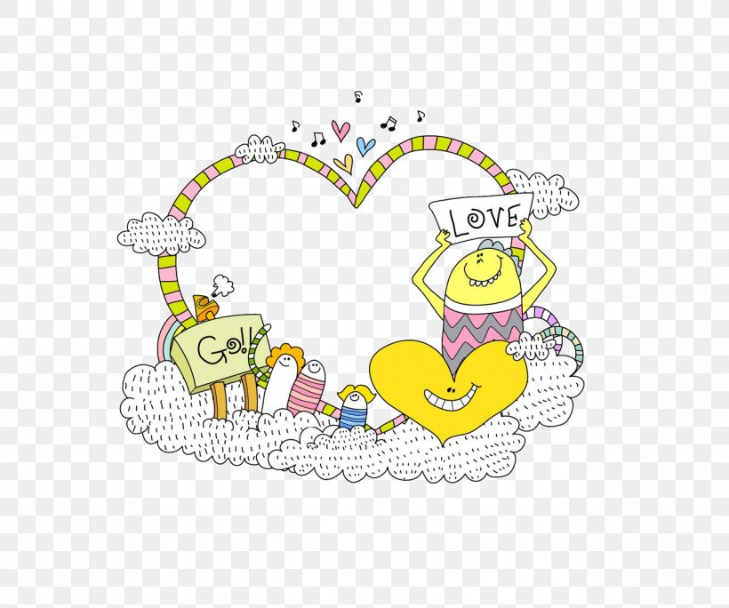 Yellow Clip Art, PNG, 1276x1065px, Watercolor, Cartoon, Flower, Frame, Heart Download Free