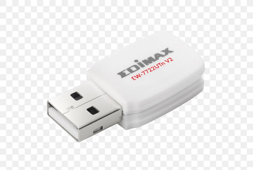 IEEE 802.11n-2009 Edimax EW-7612UAN V2 Wireless Network Interface Controller Wireless USB, PNG, 550x550px, Ieee 80211n2009, Adapter, Computer Network, Conventional Pci, Data Storage Device Download Free