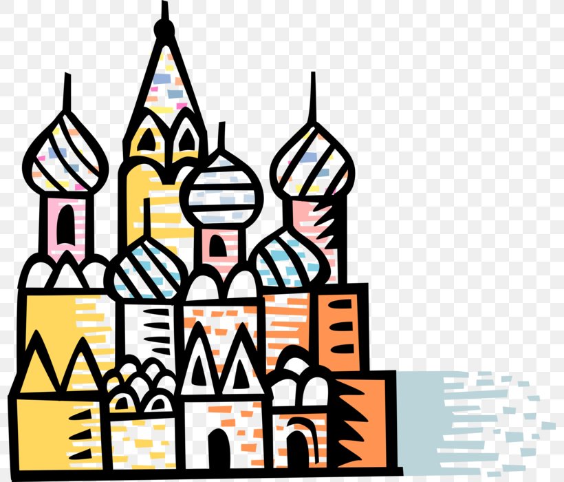 Red Square St. Basil's Cathedral The Moscow Kremlin Portable Network Graphics Clip Art, PNG, 797x700px, Red Square, Art, Castle, Cathedral, Church Download Free