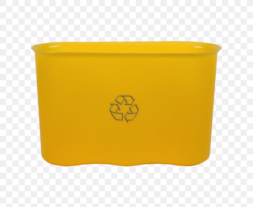 Rubbish Bins & Waste Paper Baskets Plastic Recycling Yellow, PNG, 671x671px, Paper, Desk, Flowerpot, Grey, Office Download Free