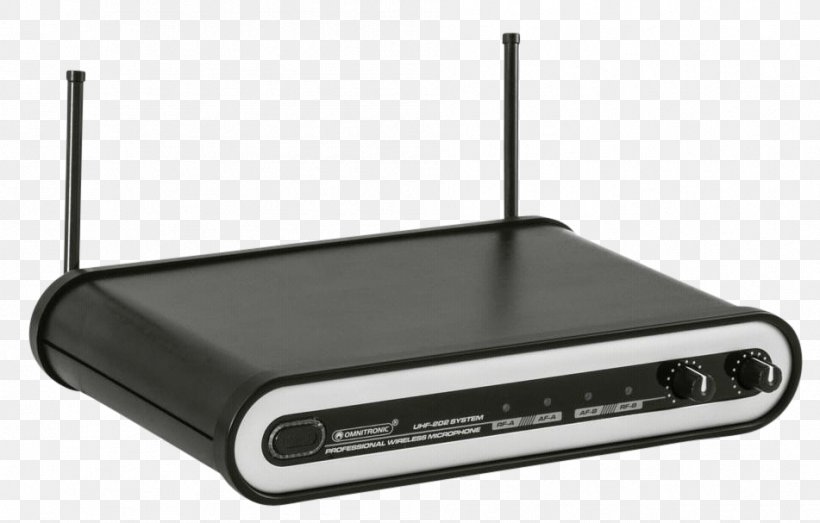Wireless Router Ultra High Frequency Wireless Microphone Wireless Access Points, PNG, 951x607px, Wireless Router, Electronic Device, Electronics, Electronics Accessory, Hertz Download Free