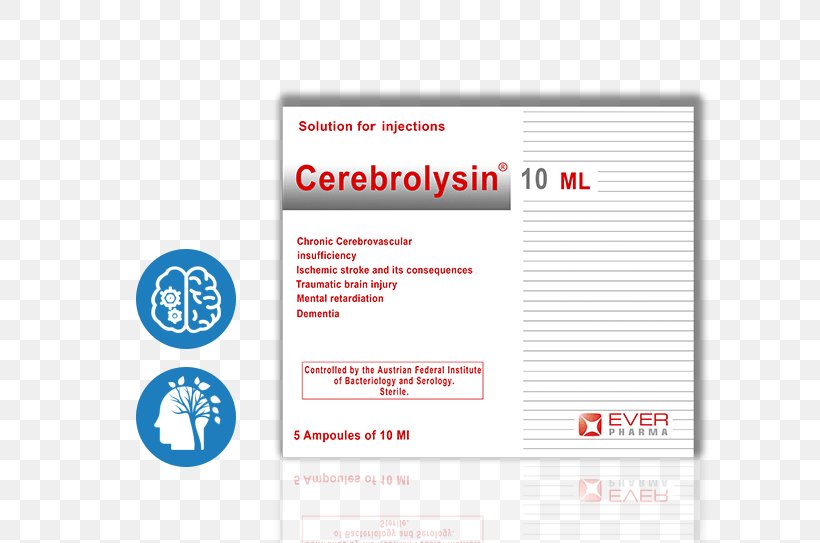 Cerebrolysin Neuropeptide Nootropic Brain Logo, PNG, 720x543px, Cerebrolysin, Adverse Effect, Amino Acid, Area, Brain Download Free