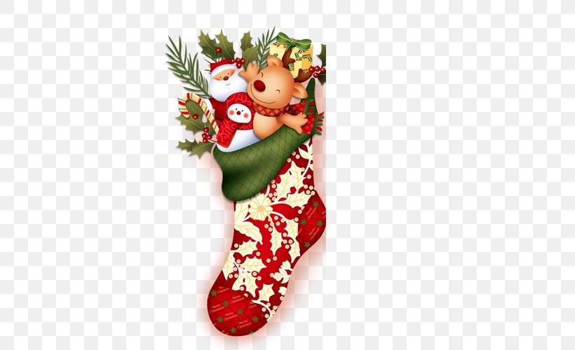 Christmas Stocking Sock Clip Art, PNG, 500x500px, Christmas Stocking, Christmas, Christmas Decoration, Christmas Ornament, Fictional Character Download Free