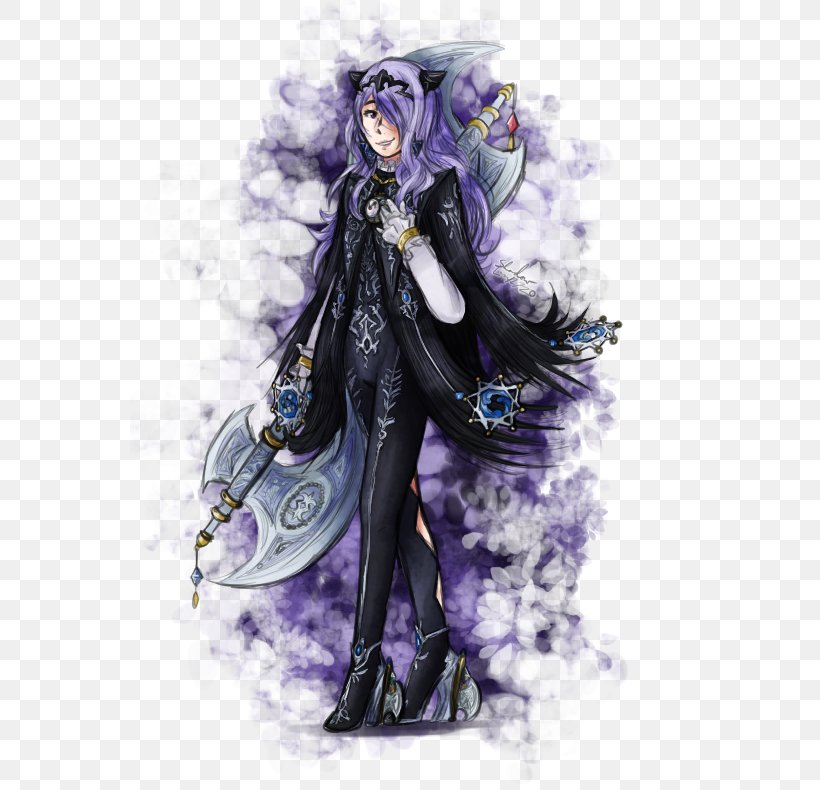 Fire Emblem Fates Fire Emblem Echoes: Shadows Of Valentia Witchcraft Art Bayonetta, PNG, 560x790px, Watercolor, Cartoon, Flower, Frame, Heart Download Free