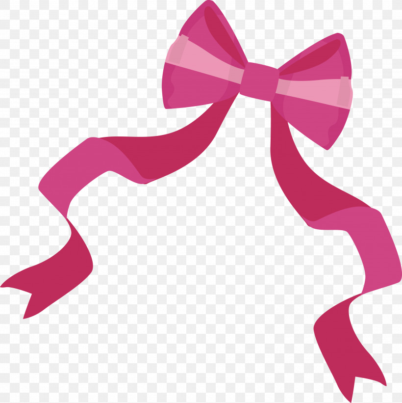 Pink Ribbon Magenta Logo, PNG, 2995x3000px, Pink, Logo, Magenta, Ribbon Download Free