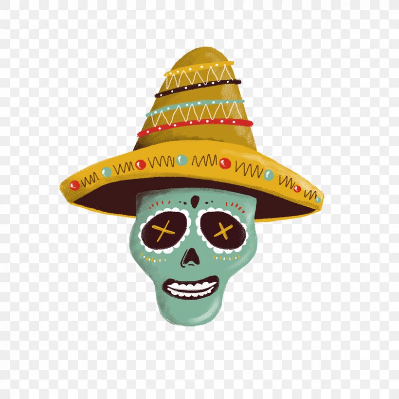 Sombrero Hat Mexico Calavera Headgear, PNG, 1200x1200px, Sombrero, Battle Of Puebla, Calavera, Hat, Headgear Download Free