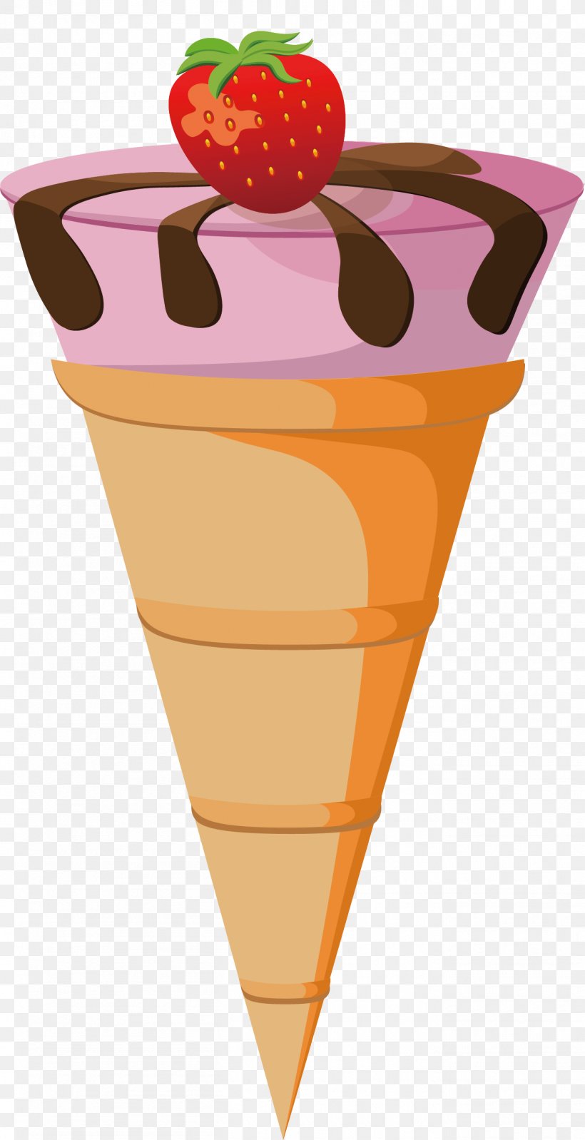 Chocolate Ice Cream Ice Cream Cone Waffle, PNG, 1356x2644px, Ice Cream, Aedmaasikas, Chocolate Ice Cream, Cone, Cornetto Download Free