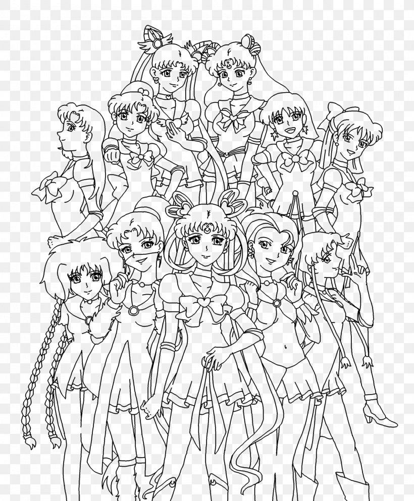 Sailor Venus List Of Sailor Moon Episodes Line Art Drawing, PNG, 1600x1939px, Sailor Venus, Area, Artwork, Black And White, Cartoon Download Free