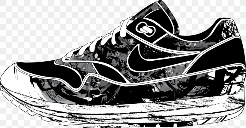Sneakers Design Nike Shoes Nike Shoes, PNG, 900x468px, Sneakers, Athletic Shoe, Black, Black And White, Brand Download Free