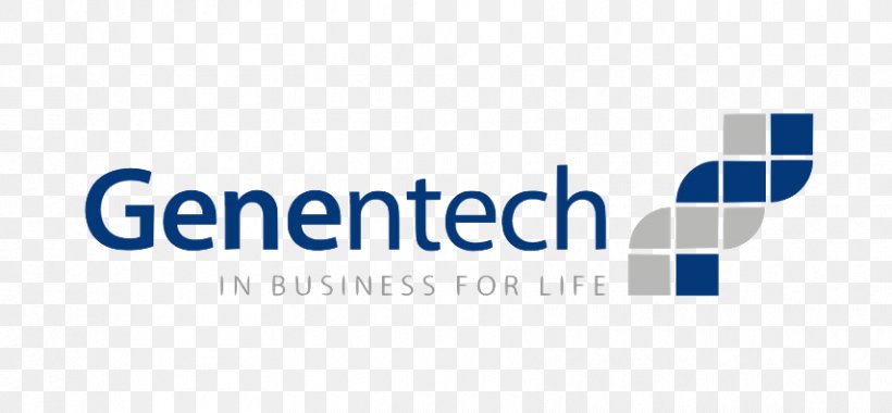 Genentech Company Genetic Engineering Clinical Trial Corporation, PNG, 855x397px, Genentech, Area, Biotechnology, Blue, Brand Download Free