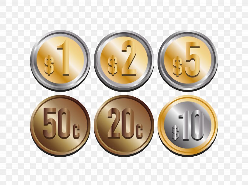 Gold Coin, PNG, 5863x4397px, Coin, Brass, Button, Color, Designer Download Free