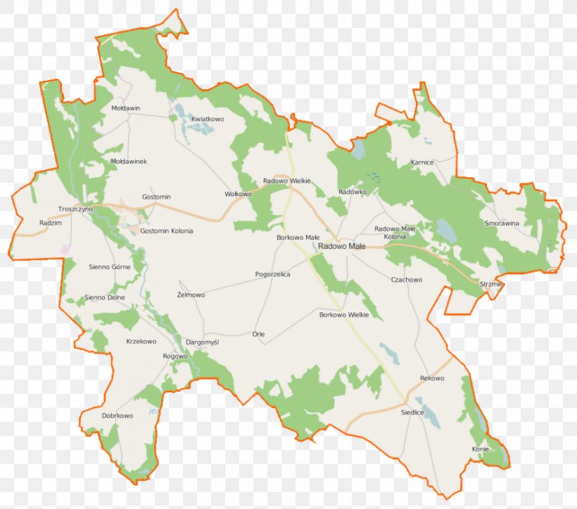 Gostomin, West Pomeranian Voivodeship Troszczyno Orle Radowo Małe Mołdawinek, PNG, 884x781px, Orle, Area, Ecoregion, Land Lot, Map Download Free