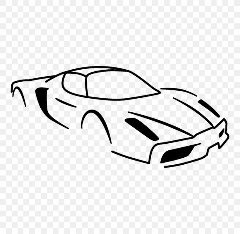 LaFerrari Car Enzo Ferrari Ferrari California, PNG, 800x800px, Ferrari, Area, Automotive Design, Automotive Exterior, Black And White Download Free