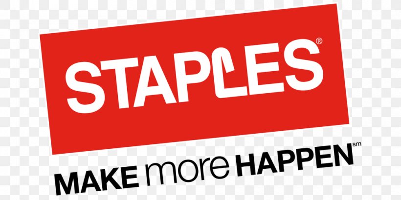Staples Business Advantage Logo Staples Business Advantage Office Supplies, PNG, 1000x500px, Staples, Area, Banner, Brand, Business Download Free