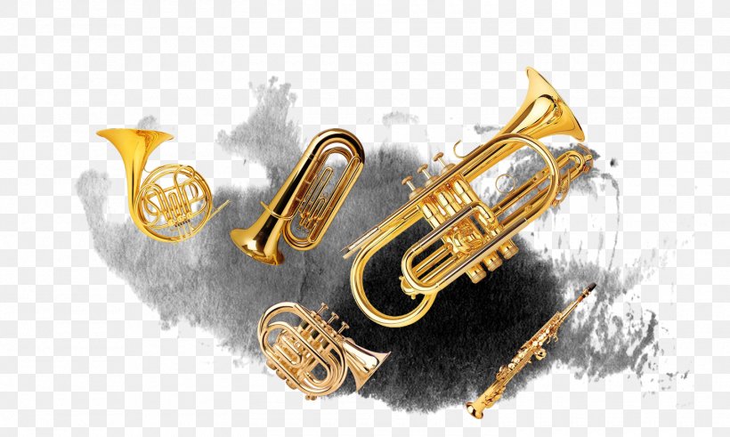 Trumpet Tuba Musical Instrument Mellophone Saxhorn, PNG, 1500x900px, Watercolor, Cartoon, Flower, Frame, Heart Download Free