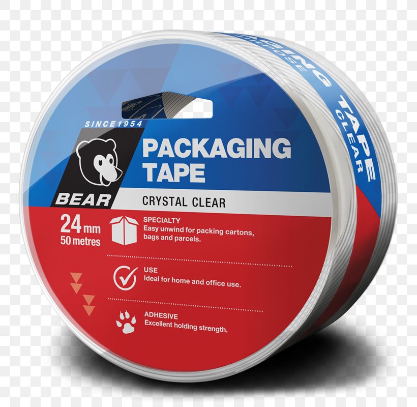 Adhesive Tape Box-sealing Tape Label, PNG, 800x800px, Adhesive Tape, Bear, Boxsealing Tape, Brand, Compact Disc Download Free