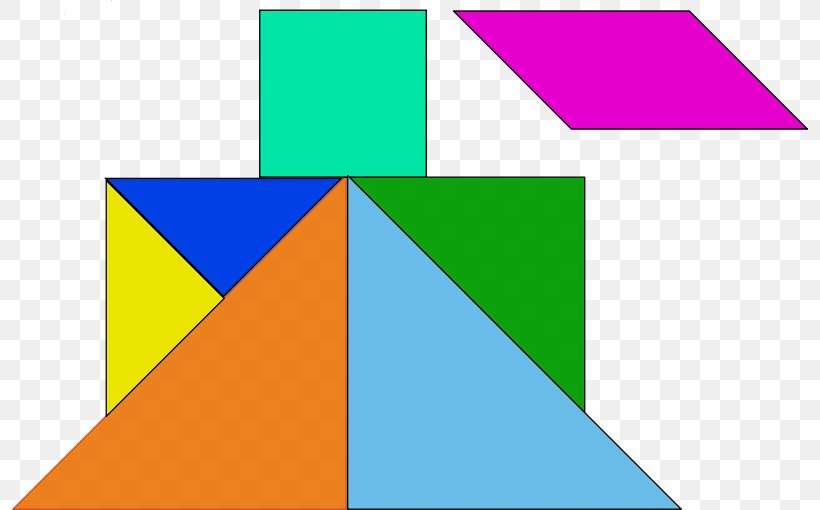 Jigsaw Puzzles Tangram Game Vector Graphics, PNG, 800x510px, Jigsaw Puzzles, Area, Diagram, Game, Mathematical Puzzle Download Free