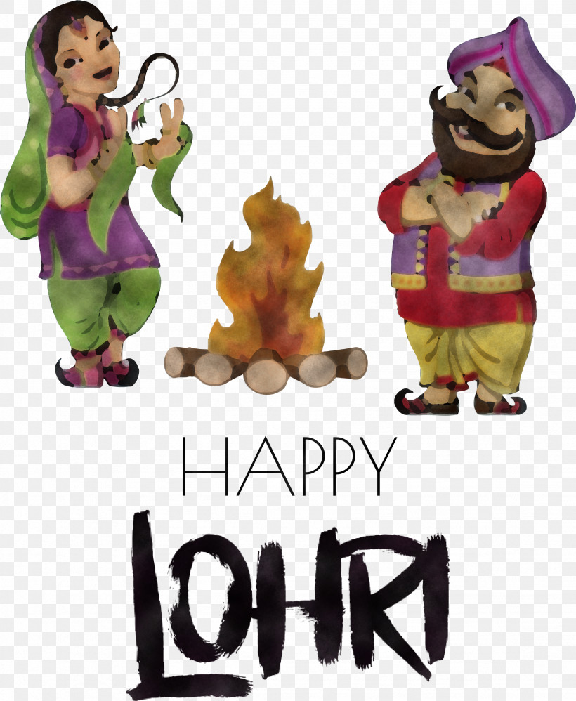 Happy Lohri, PNG, 2464x3000px, Happy Lohri, Behavior, Biology, Cartoon, Figurine Download Free
