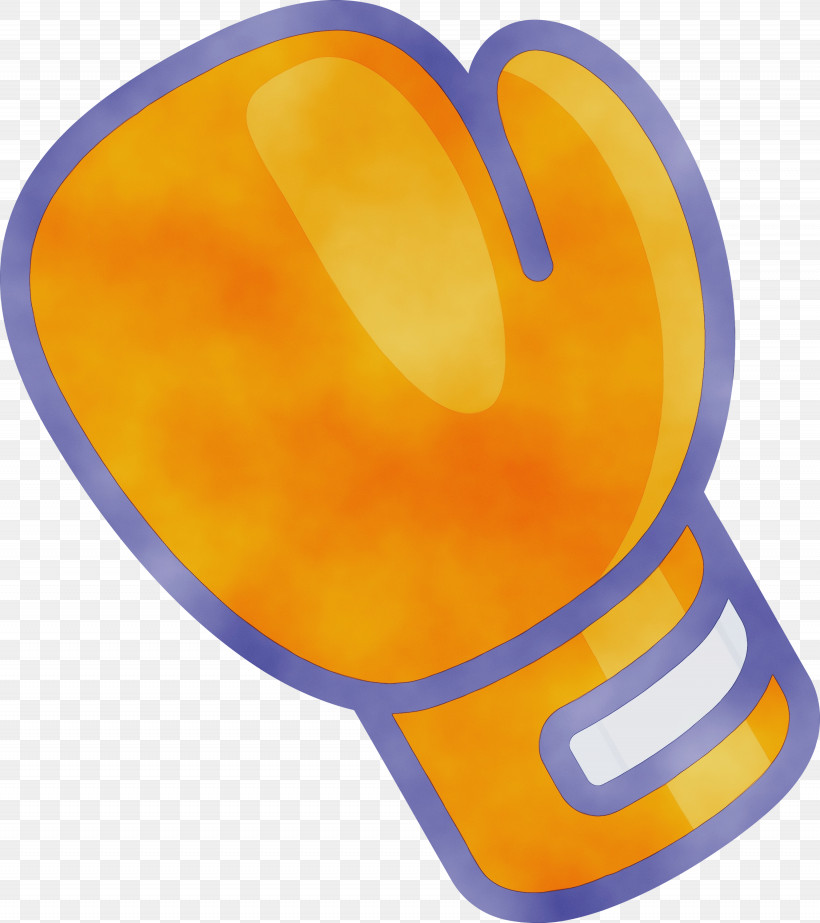 Orange, PNG, 2665x3000px, Boxing Glove, Boxing Day, Orange, Paint, Watercolor Download Free