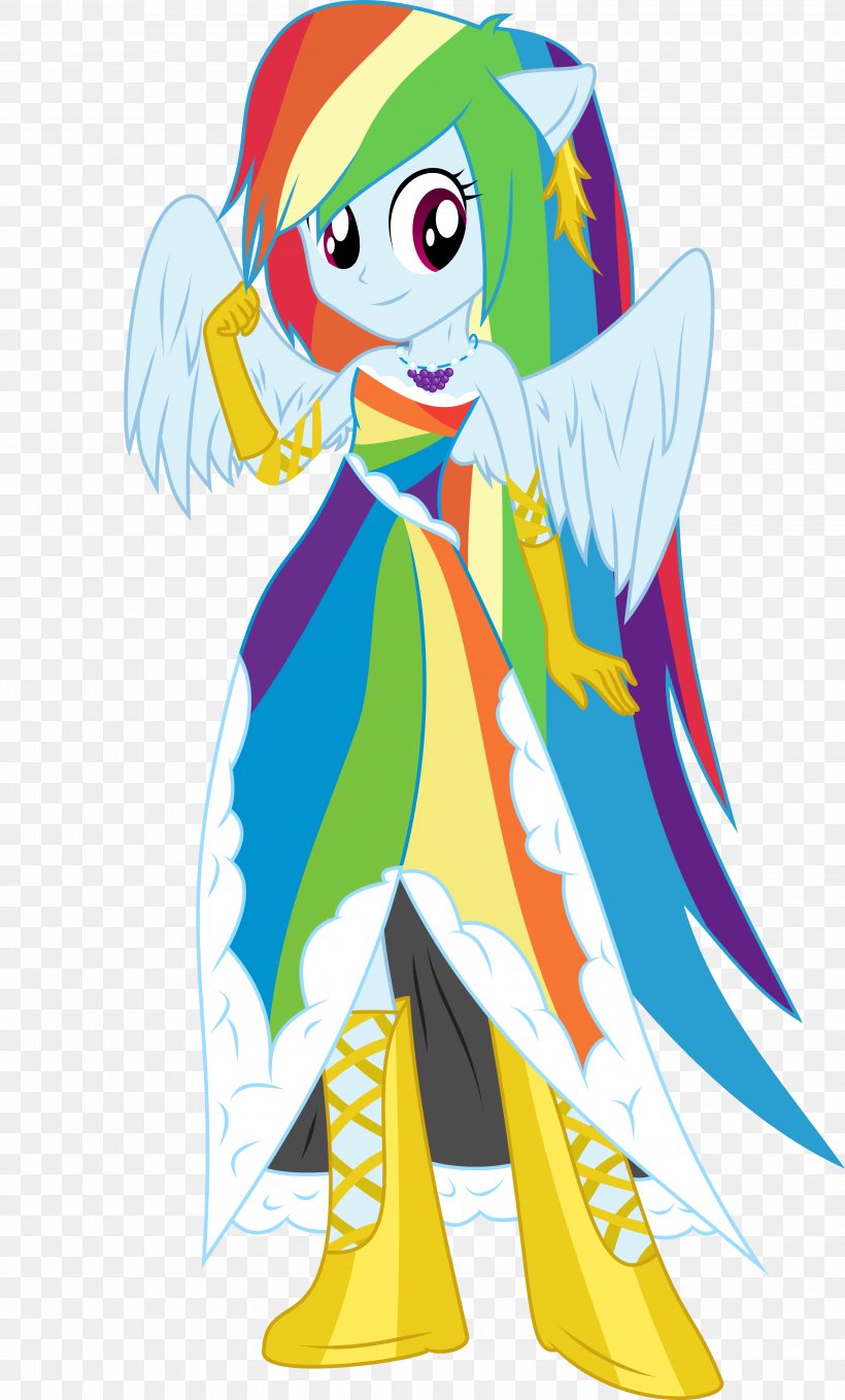 Rainbow Dash My Little Pony Twilight Sparkle Dress, PNG, 3000x4975px, Rainbow Dash, Art, Bridesmaid Dress, Cartoon, Deviantart Download Free