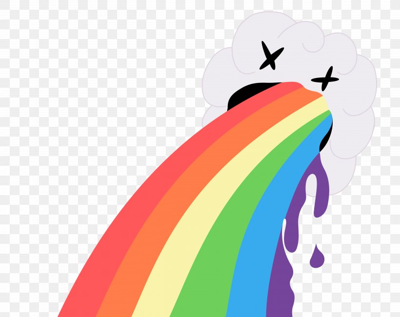 Rainbow Vomiting T-shirt Cloud Costume, PNG, 5000x3965px, Rainbow, Art, Cloud, Computer, Costume Download Free
