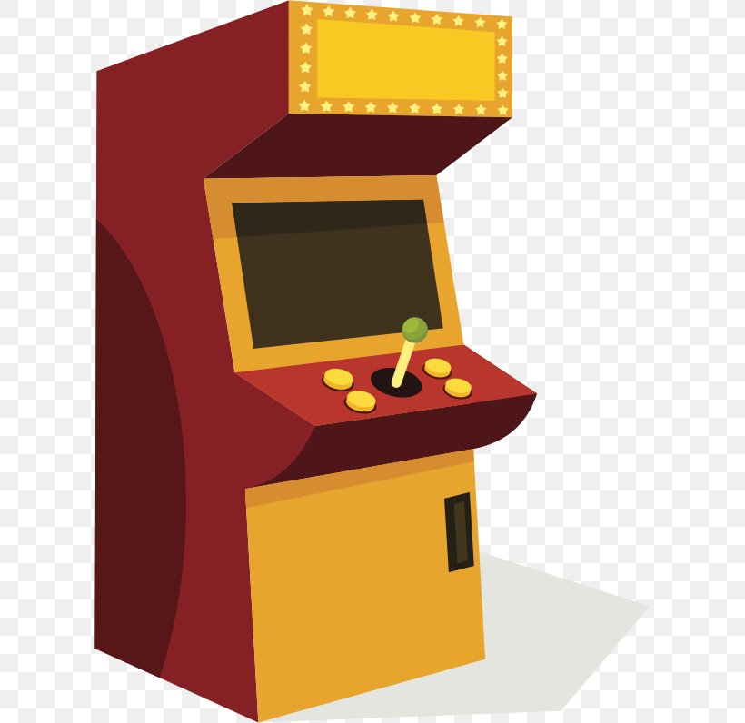 Arcade Game Clip Art Amusement Arcade Video Games Vector Graphics, PNG, 611x796px, Arcade Game, Amusement Arcade, Arcade Cabinet, Arcade Controller, Desk Download Free