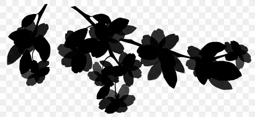 Line Font Silhouette Leaf Black M, PNG, 4596x2114px, Silhouette, Black M, Blackandwhite, Botany, Branch Download Free